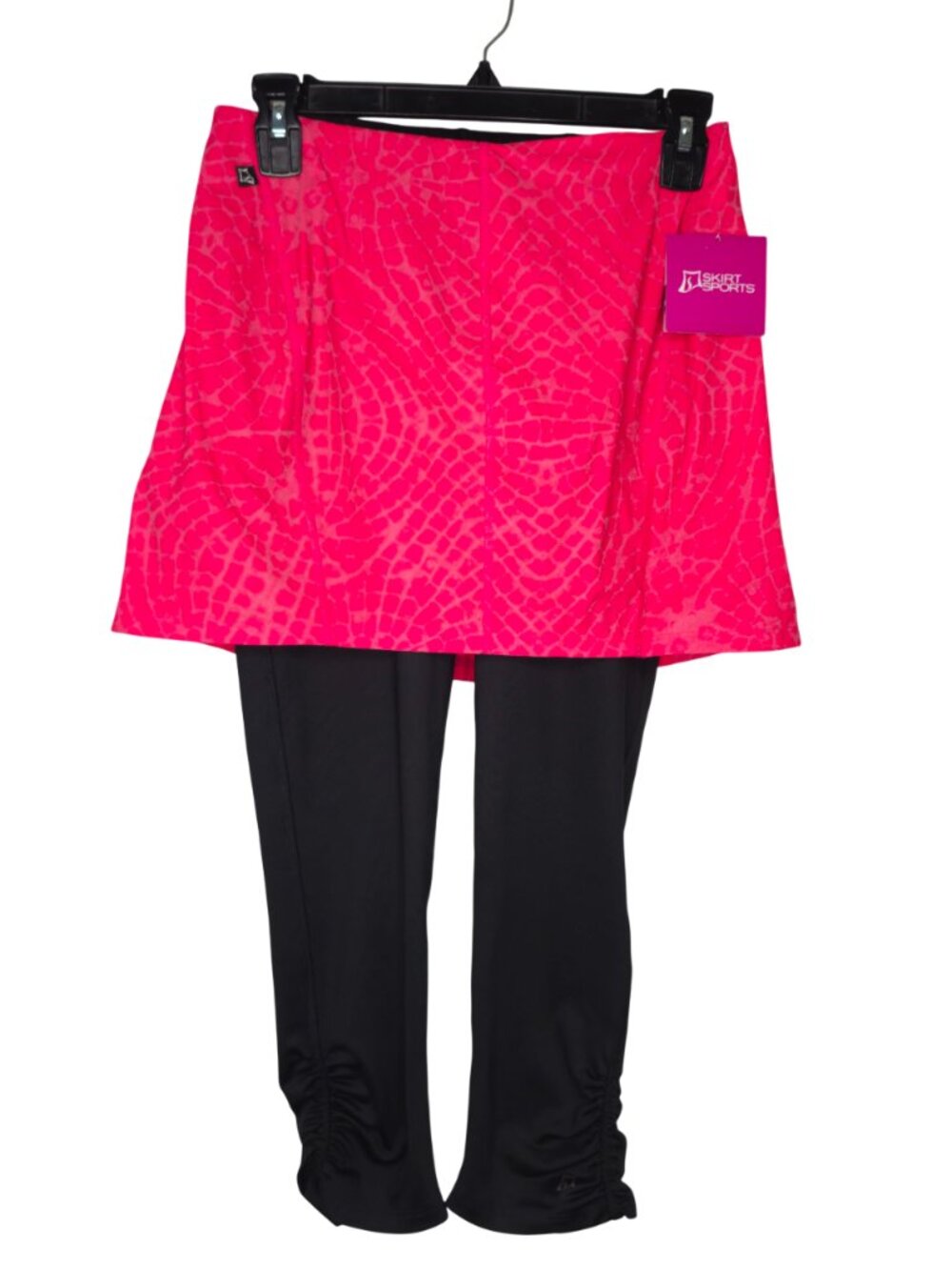 NEW Skirt Sports Pink Skirt with Black Leggings Size Small